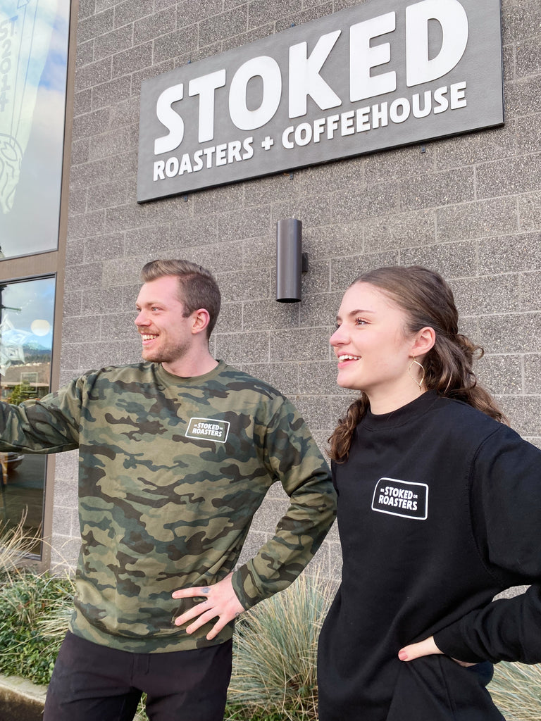 STOKED ROASTERS CREWNECK